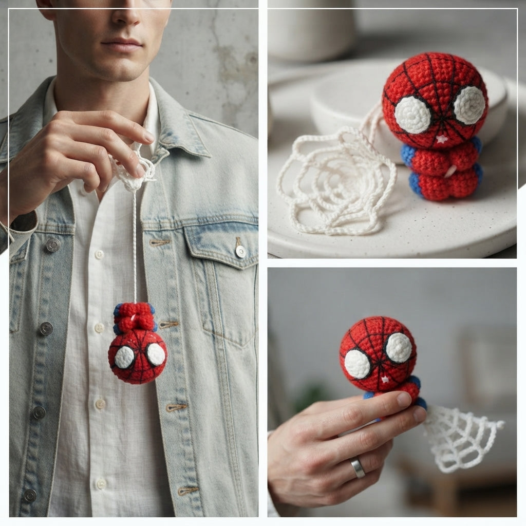 Adorable Bag Charm Keychain | Crochet Pattern PDF — Design 2