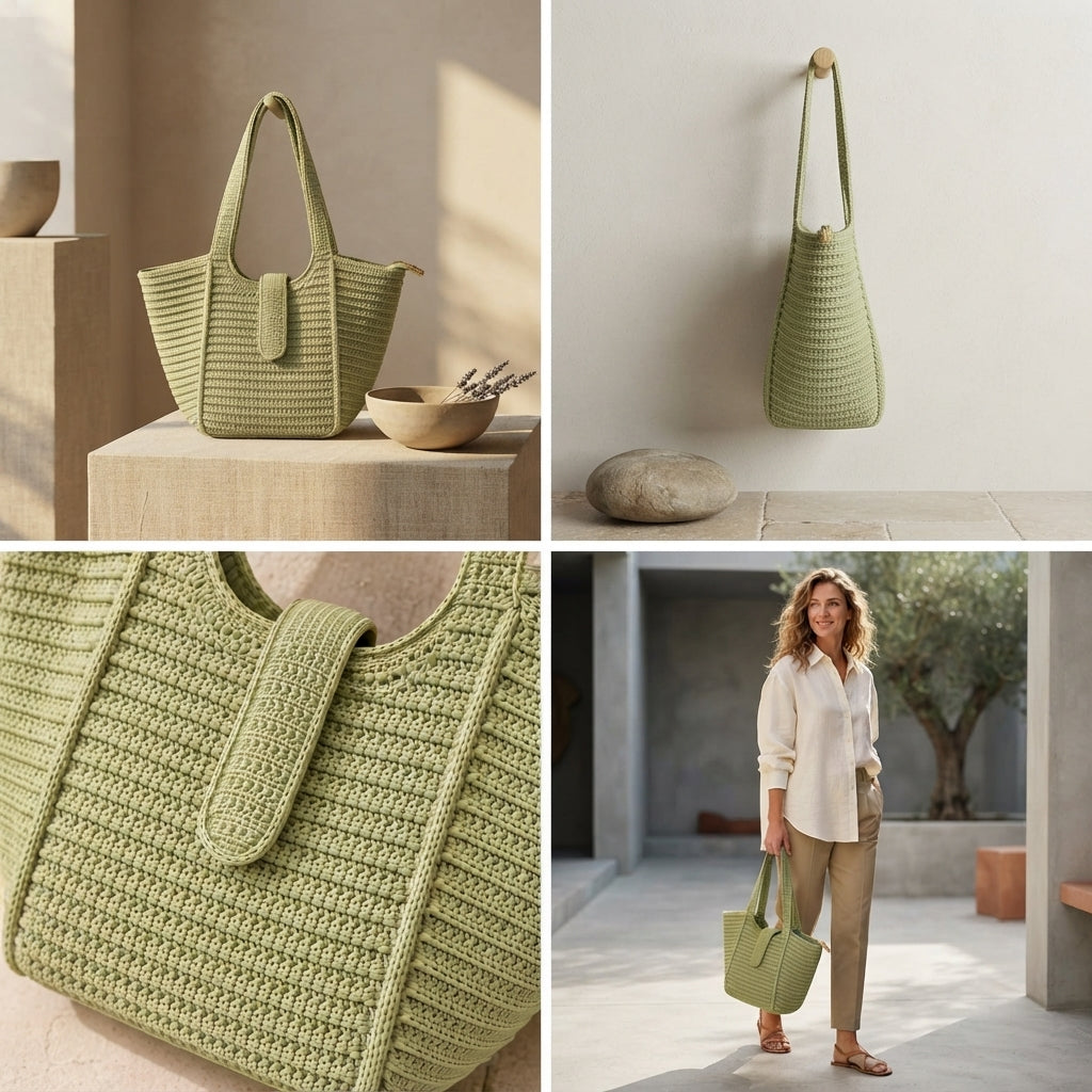 Shoulder Bag Boho Tote V2 | Crochet Pattern PDF