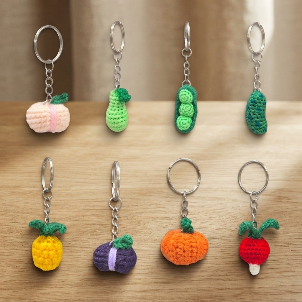 100+ Adorable Keychain Patterns | Crochet PDF Set — Design 2