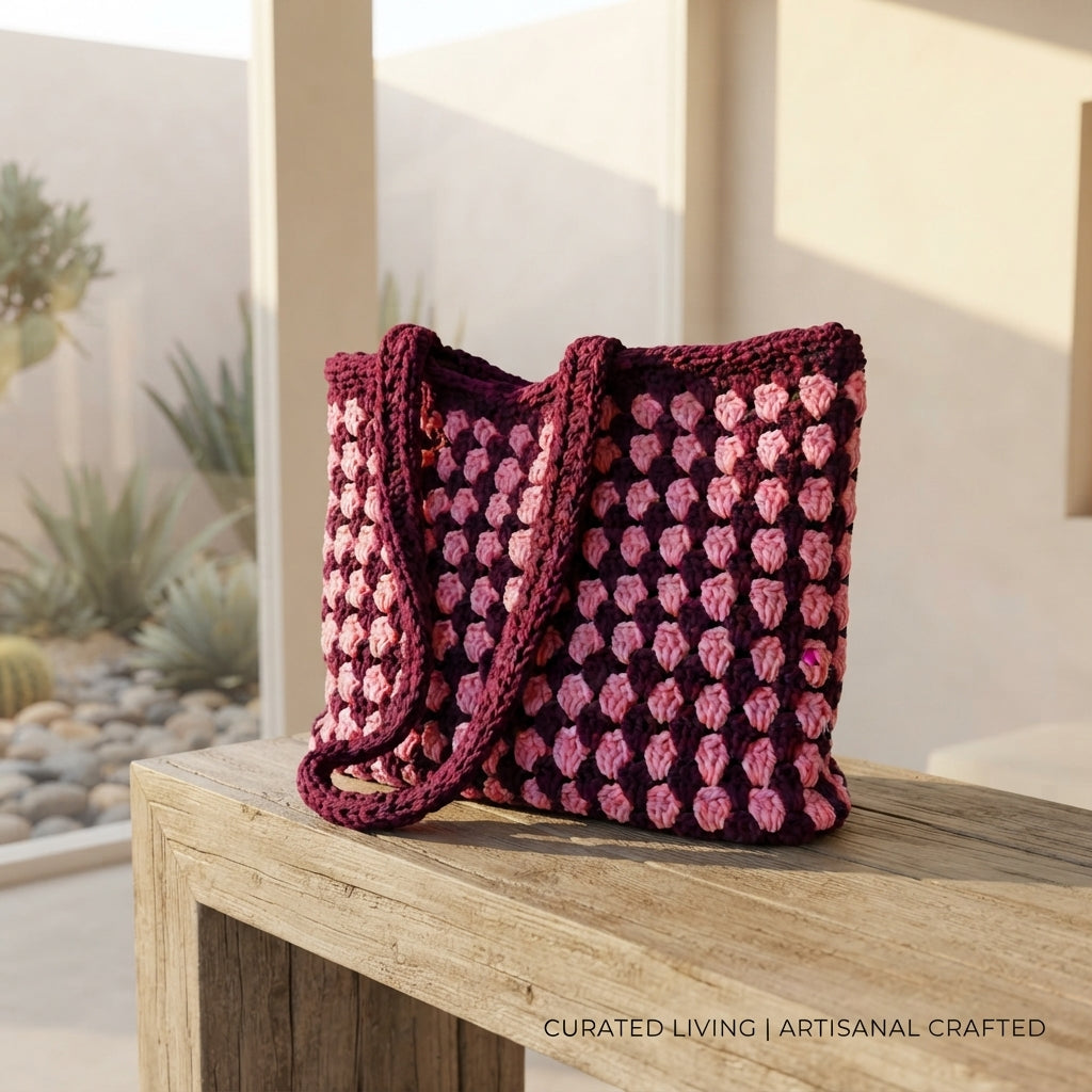 Shoulder Bag Boho Tote V3 | Crochet Pattern PDF