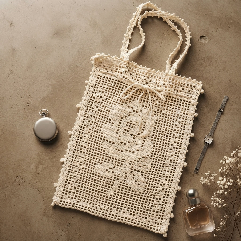 Filet Tote | Crochet Pattern PDF
