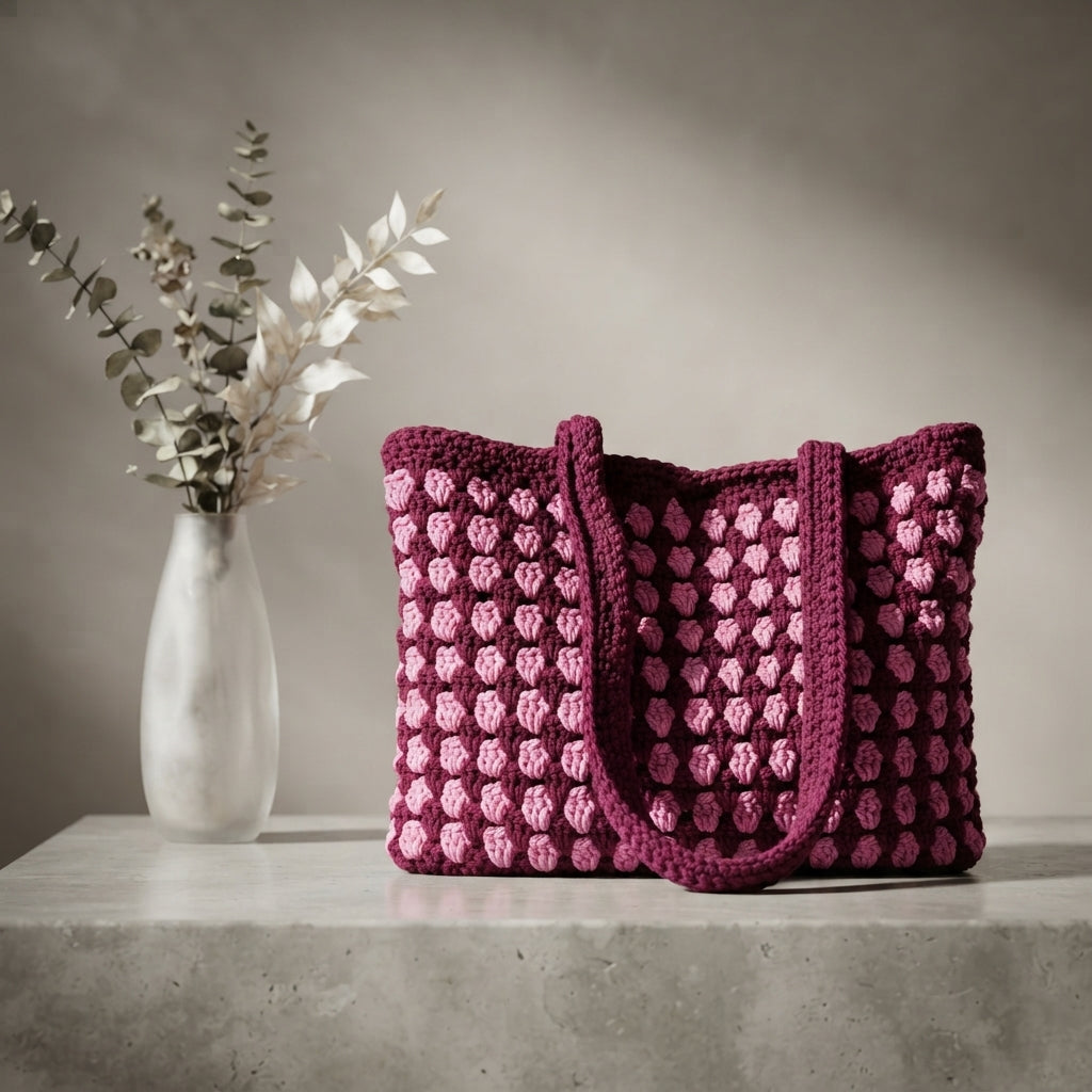 Shoulder Bag Boho Tote V3 | Crochet Pattern PDF