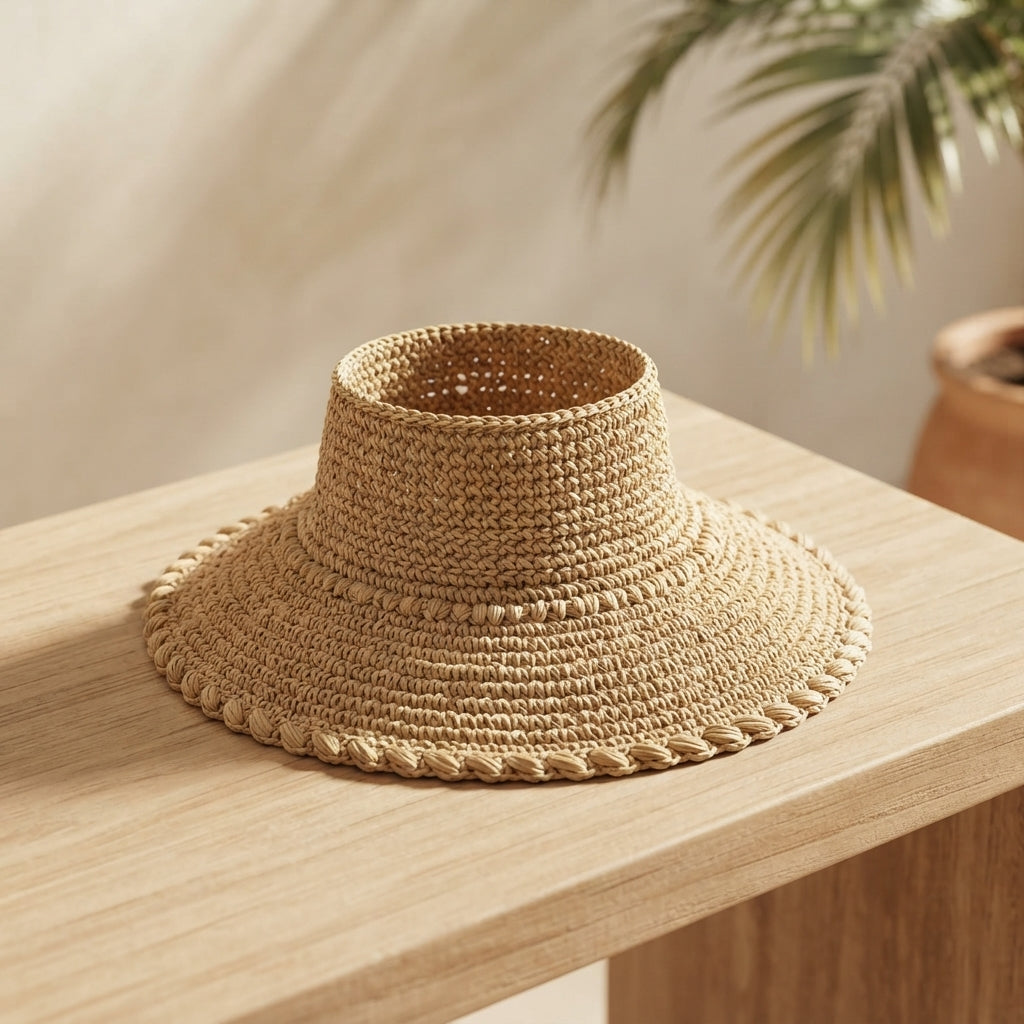 Trendy Sun Visor | Crochet Visor Pattern — Design 6