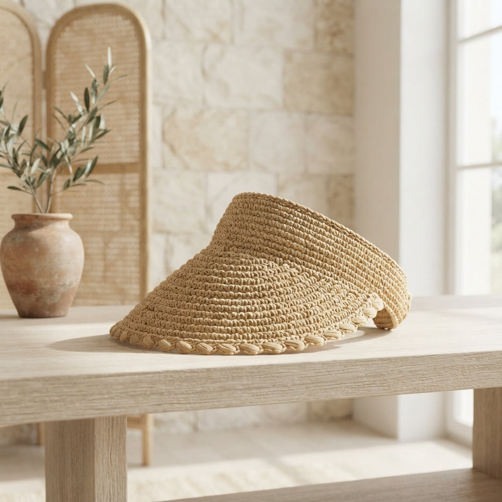 Trendy Sun Visor | Crochet Visor Pattern — Design 6