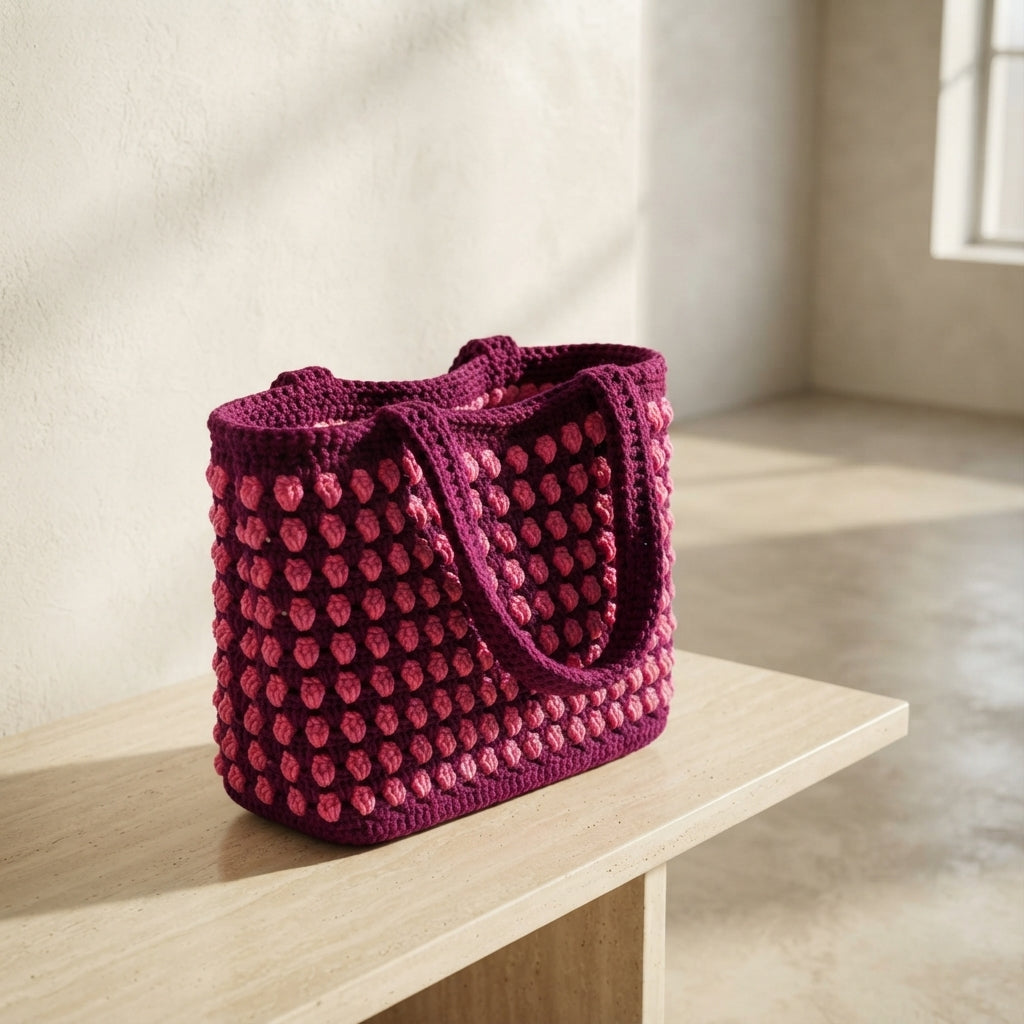 Shoulder Bag Boho Tote V3 | Crochet Pattern PDF