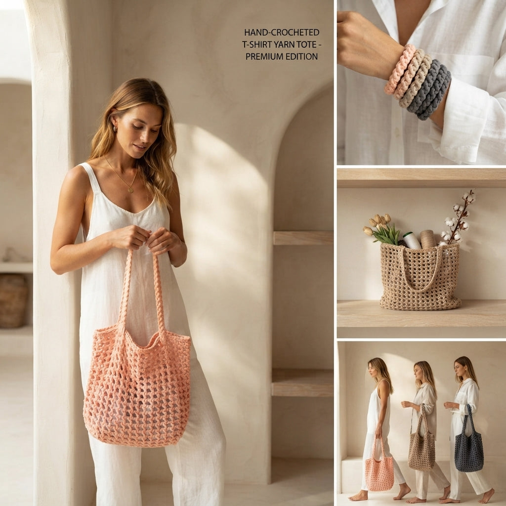 Market Bag Beach Bag Tote V2 | Crochet Pattern PDF