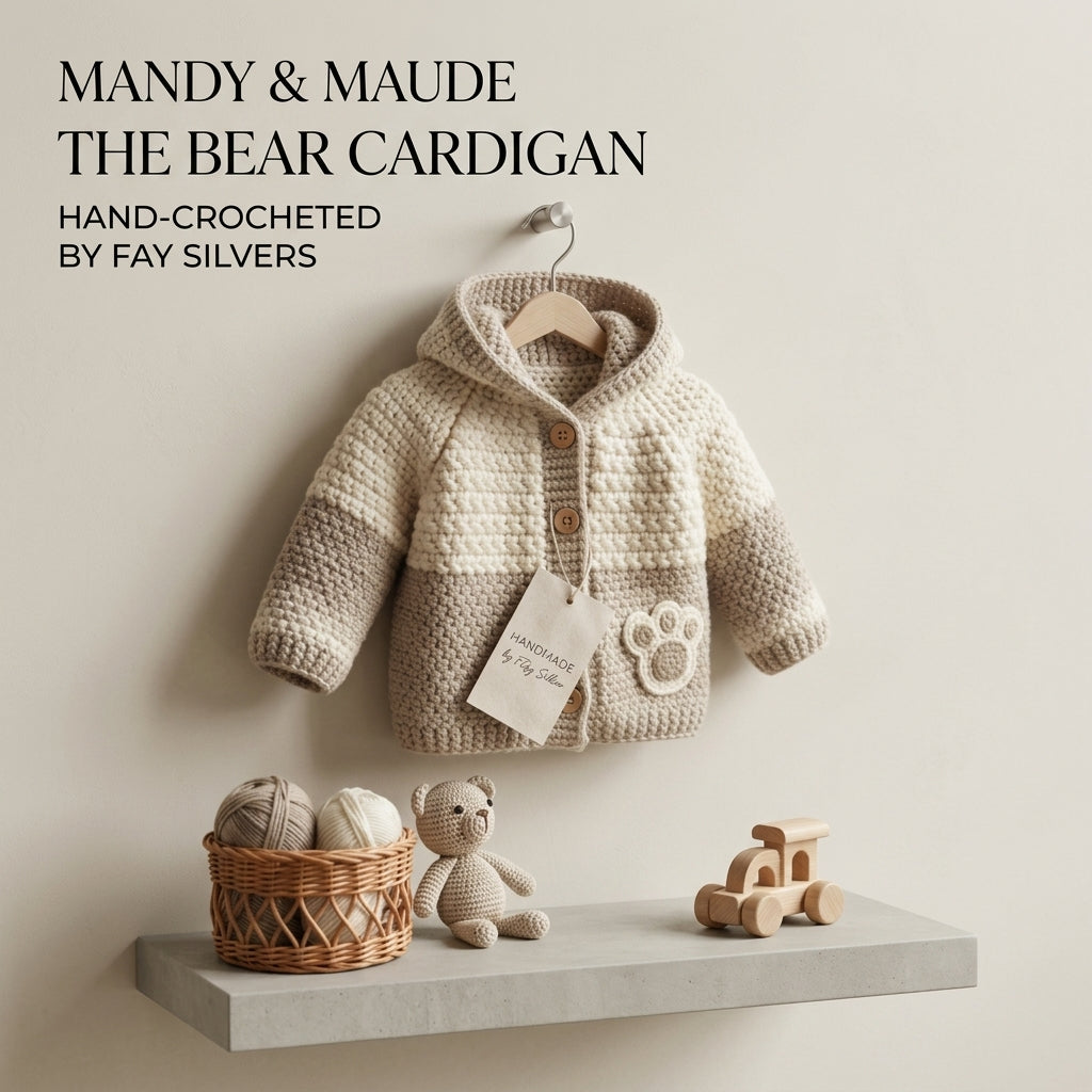 Bear Ears Baby Hoodie Bear Ears v5 | Crochet Pattern PDF