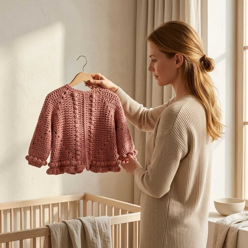 Granny Square Baby Pullover | Crochet Pattern PDF