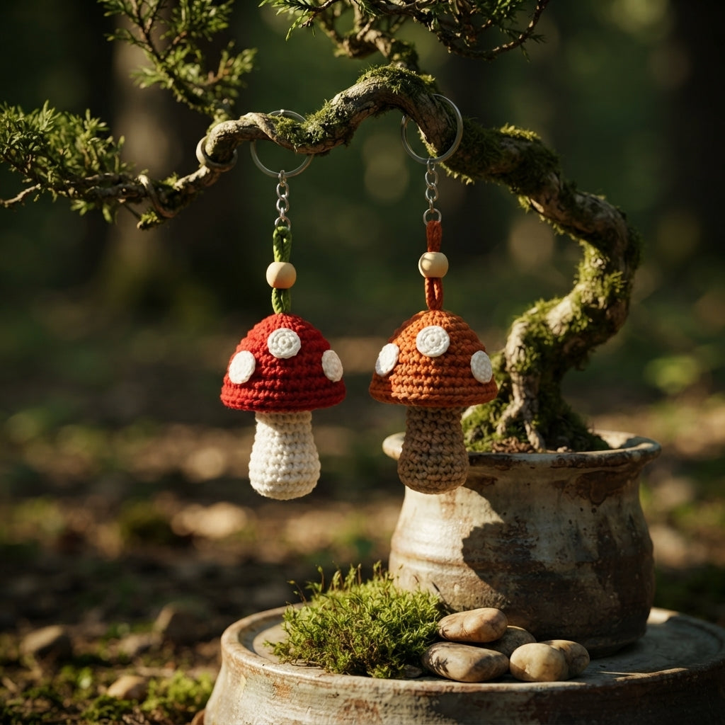 Mega 6 Crochet Keychain Patterns | PDF Bundle
