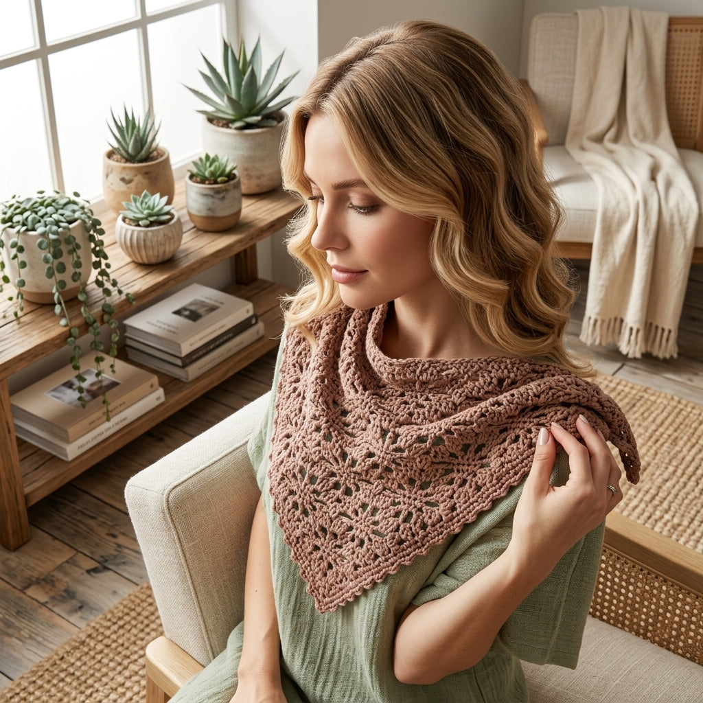 Wildflower Bandana | Crochet Pattern PDF