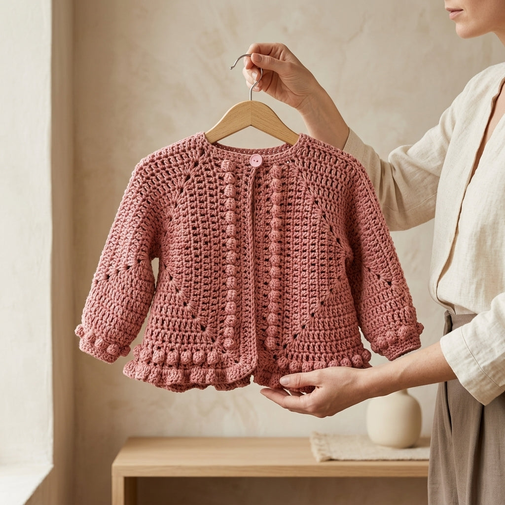 Granny Square Baby Pullover | Crochet Pattern PDF