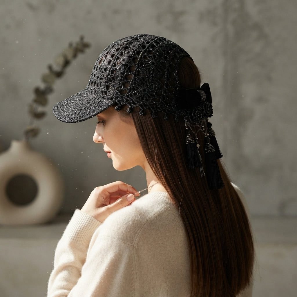 Pretty Floral Visor | Crochet Summer Pattern