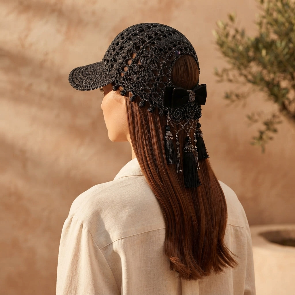 Pretty Floral Visor | Crochet Summer Pattern