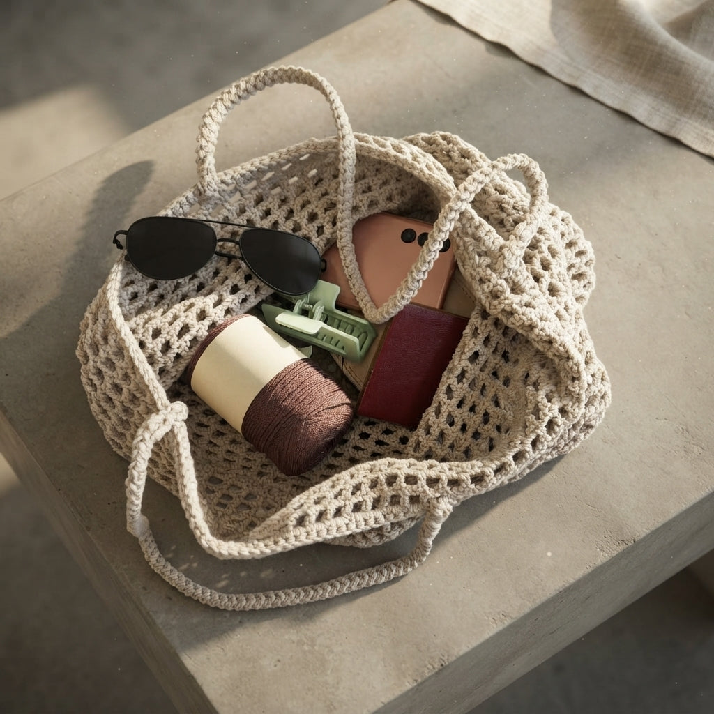 Market Bag Beach Bag Tote V2 | Crochet Pattern PDF