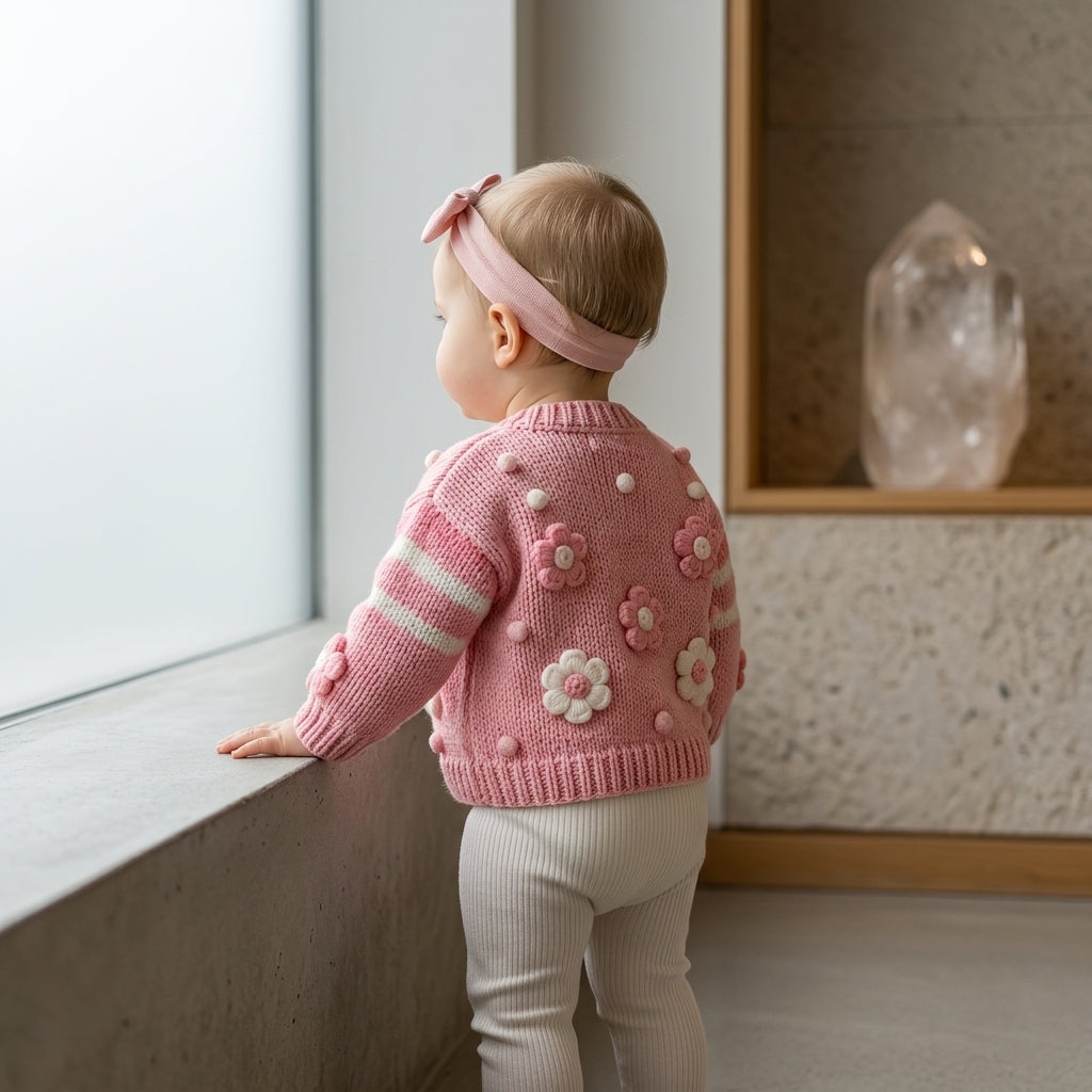 Bobble Baby Cardigan Bobble v2 | Crochet Pattern PDF