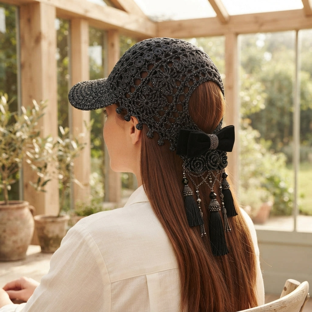 Pretty Floral Visor | Crochet Summer Pattern