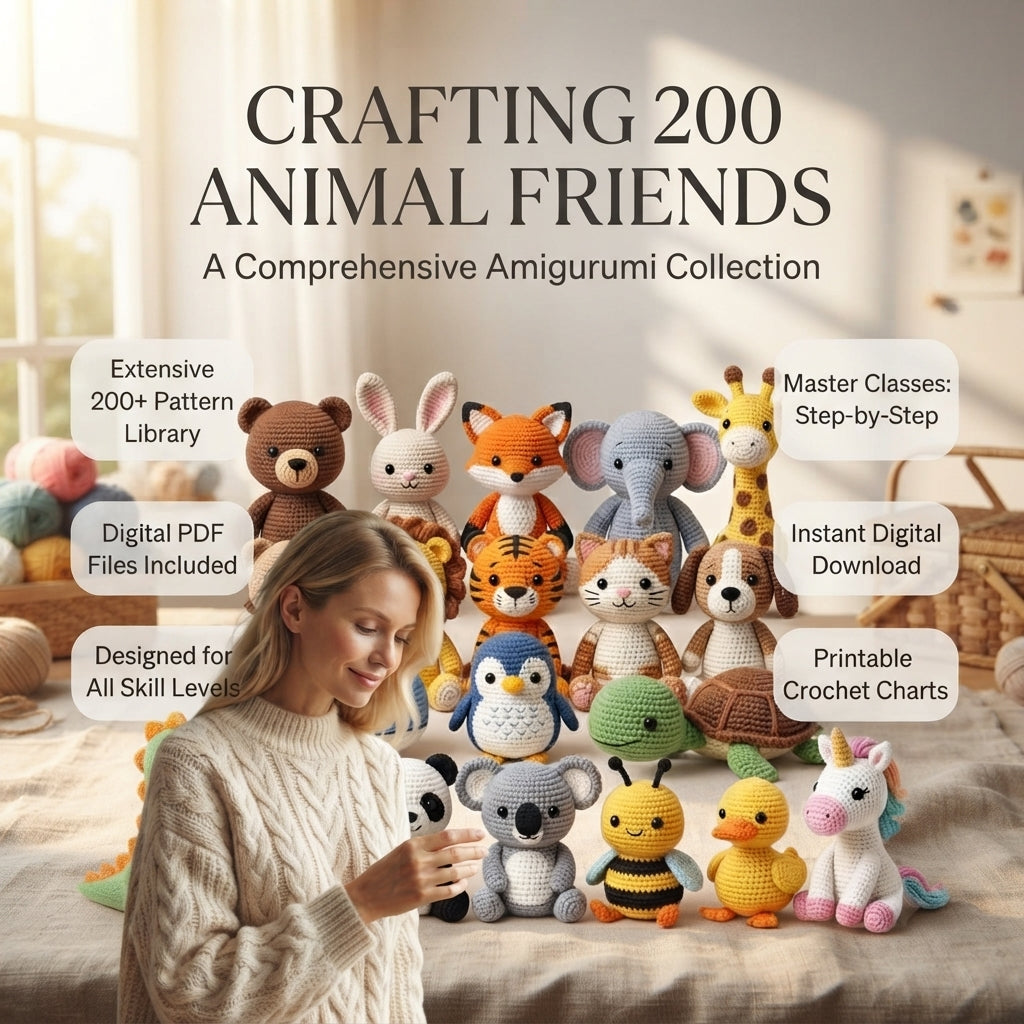Mega Amigurumi Collection | 200+ Crochet Patterns PDF
