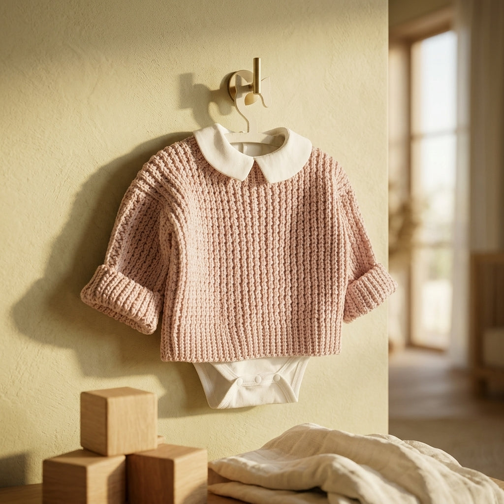 Sweater Boy Girl Baby Sweater | Crochet Pattern PDF