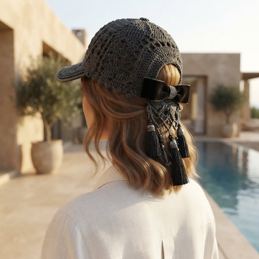 Pretty Floral Visor | Crochet Summer Pattern