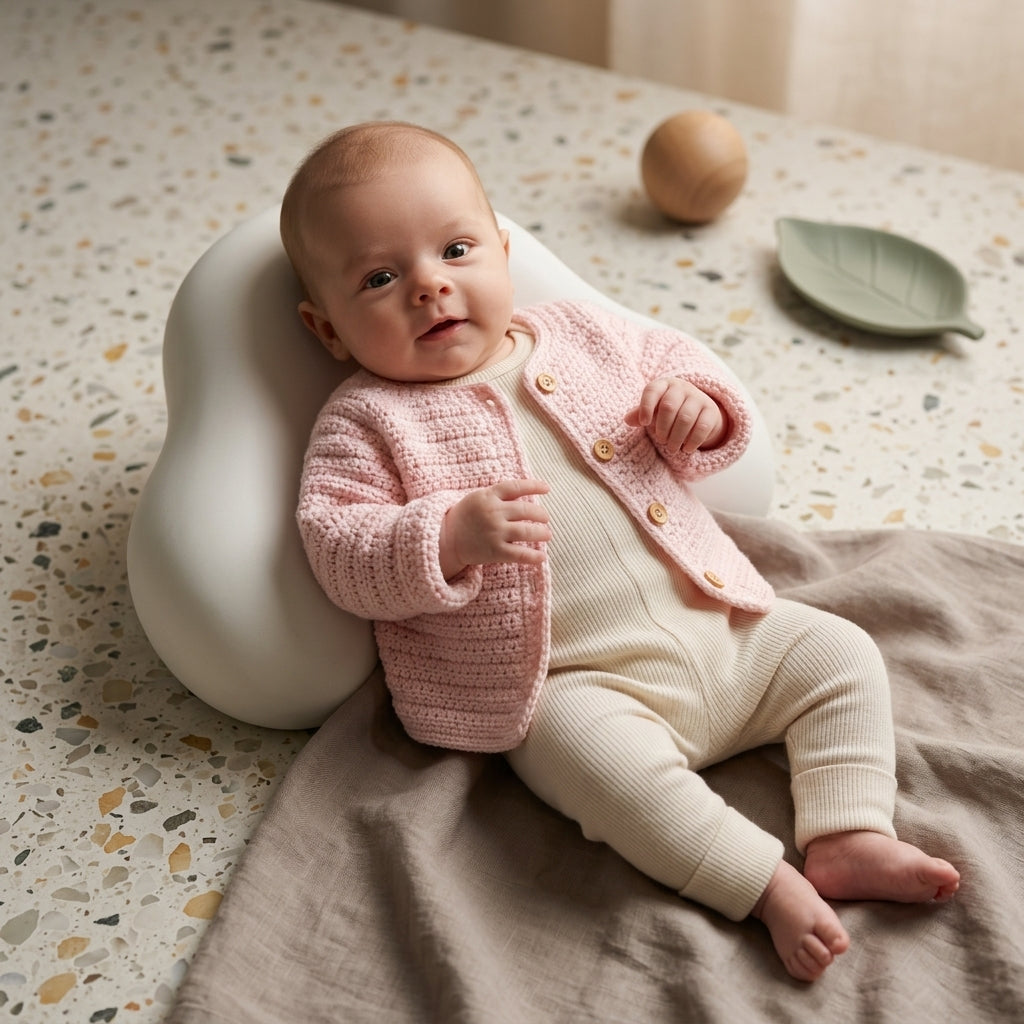 Raglan Baby Cardigan Raglan v5 | Crochet Pattern PDF