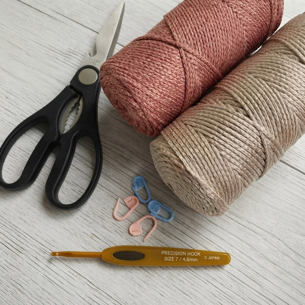 Handbag Raffia Tote | Crochet Pattern PDF