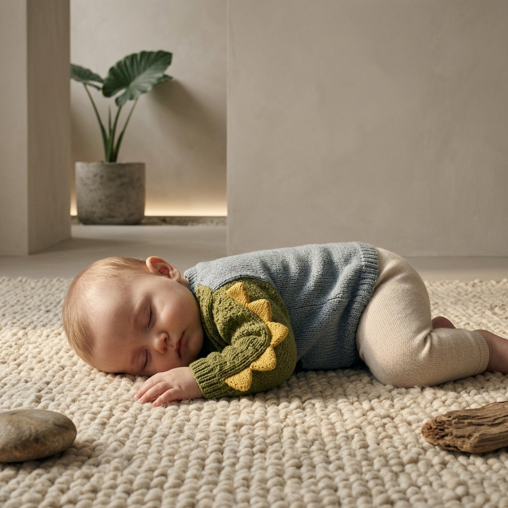 Dinosaur Sweater Knitting Baby Sweater | Crochet Pattern PDF
