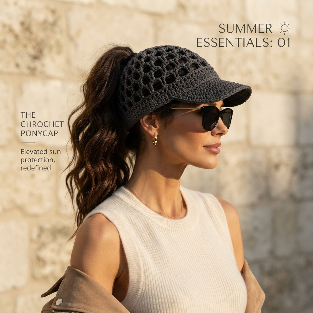 Elegant Sun Visor | Crochet Pattern PDF — Design 2