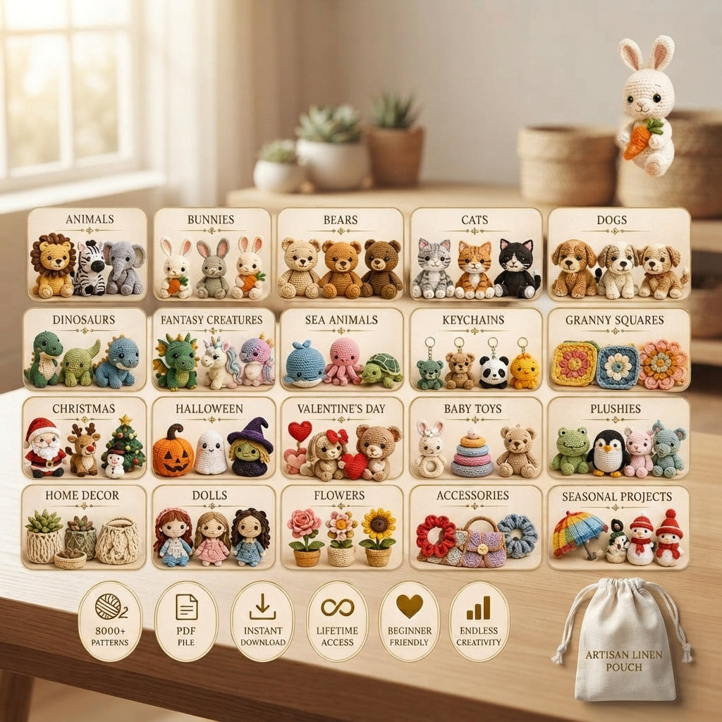 Giant Amigurumi Library | 8000+ Pattern Collection