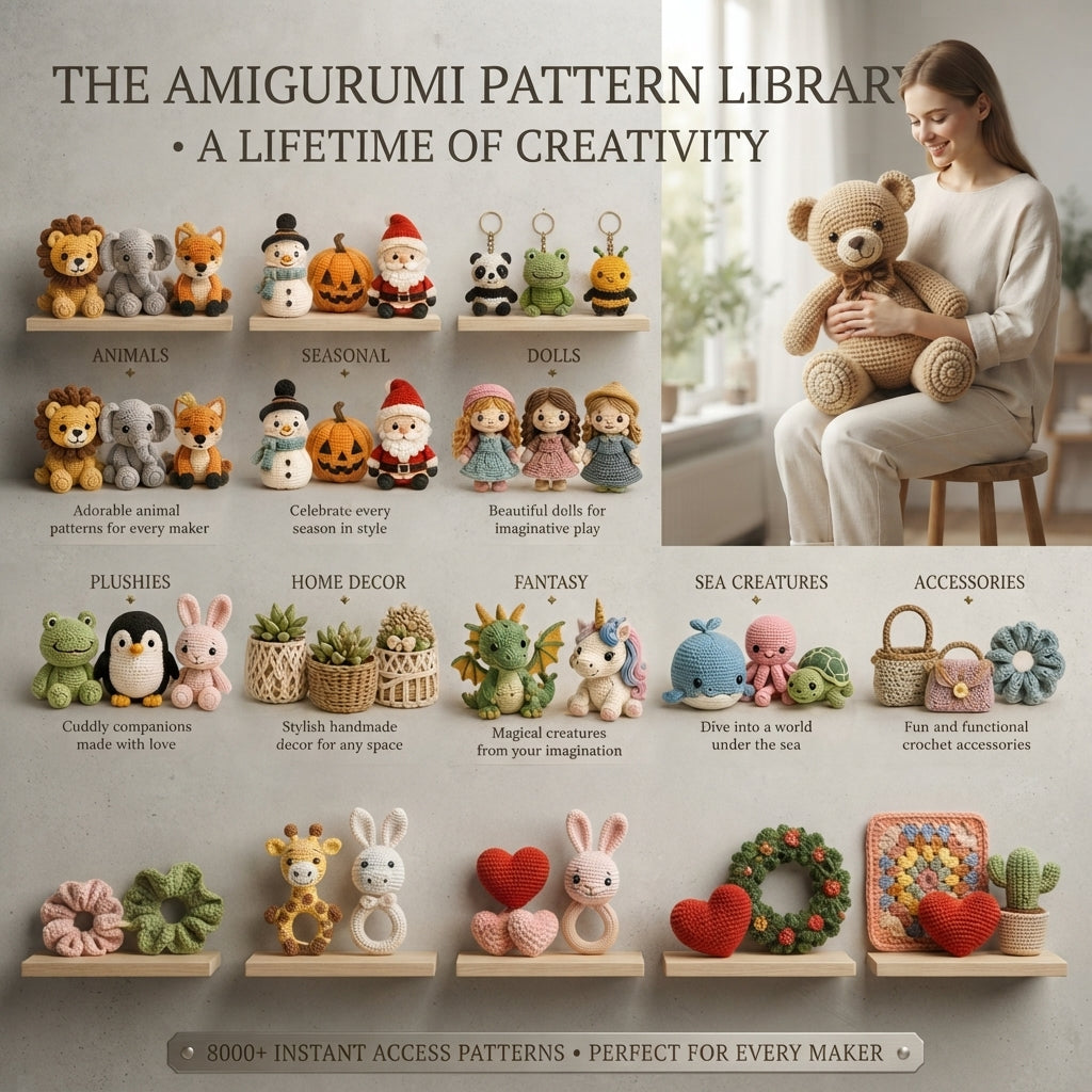 Giant Amigurumi Library | 8000+ Pattern Collection