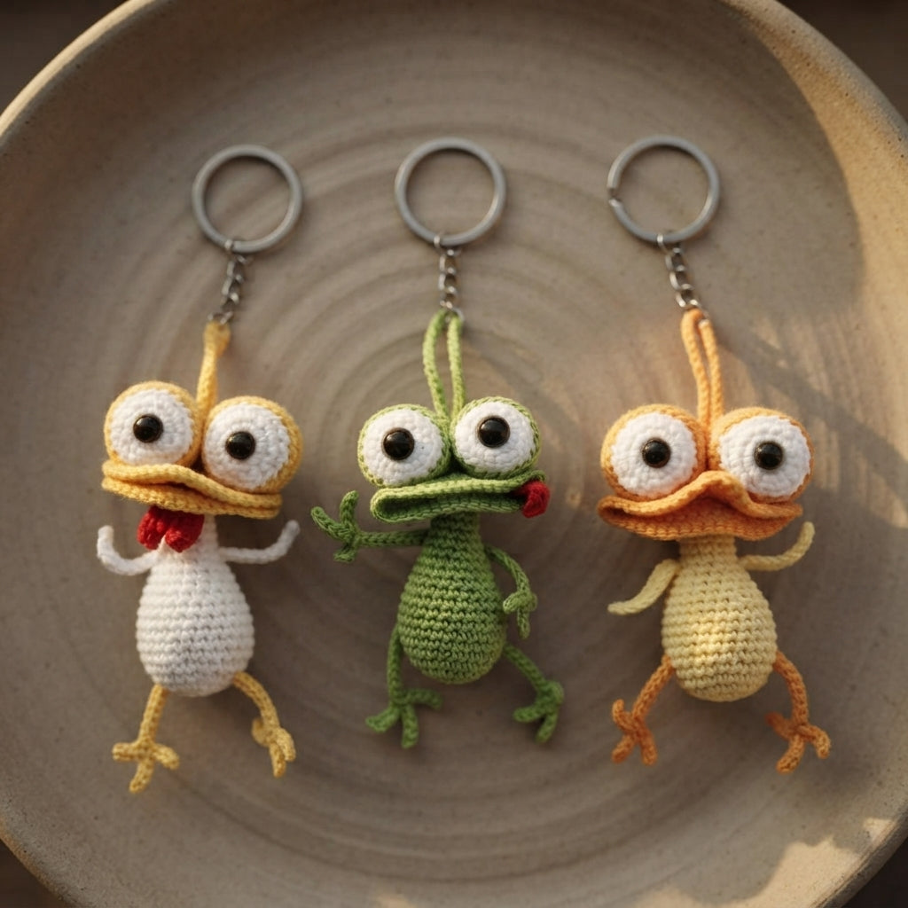 Delightful Keychain Mini | Amigurumi Keychain PDF