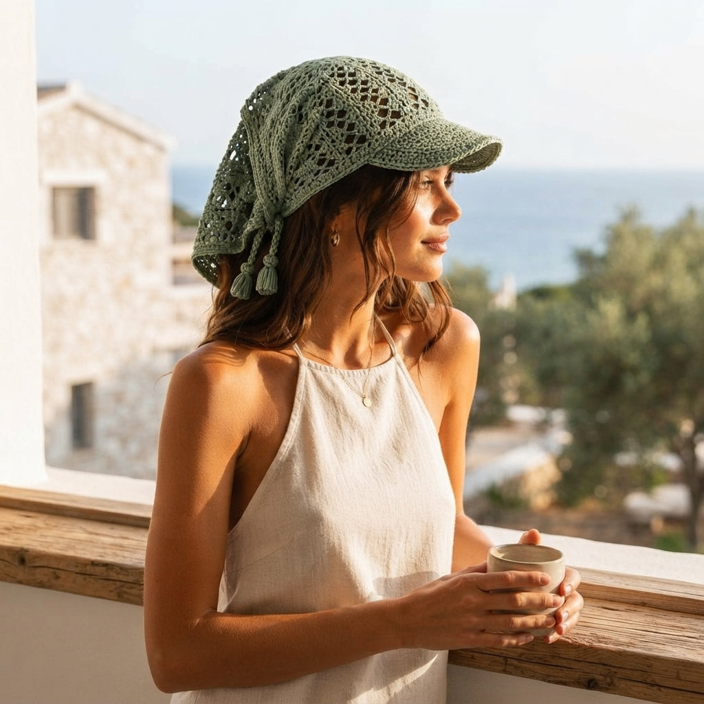 Charming Sun Visor Design | Crochet PDF Pattern — Design 5