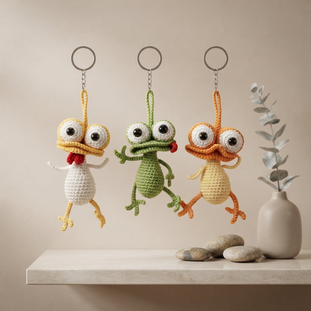Delightful Keychain Mini | Amigurumi Keychain PDF