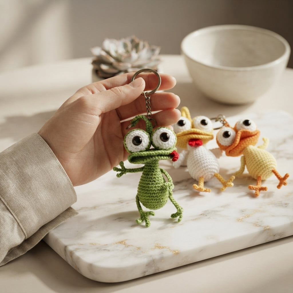 Delightful Keychain Mini | Amigurumi Keychain PDF