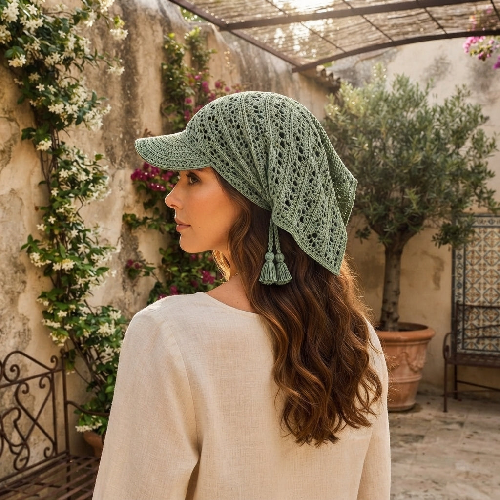 Charming Sun Visor Design | Crochet PDF Pattern — Design 5