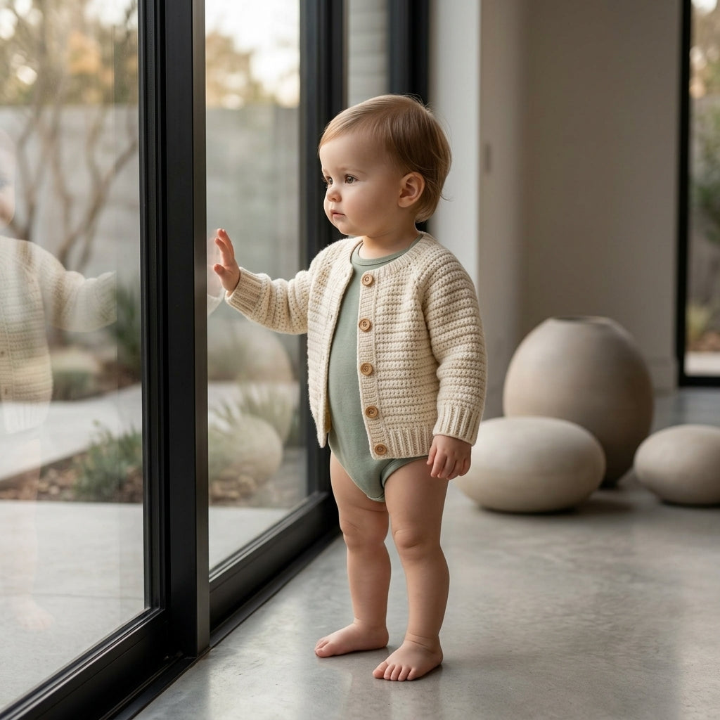 Seamless Baby Cardigan Seamless v2 | Crochet Pattern PDF