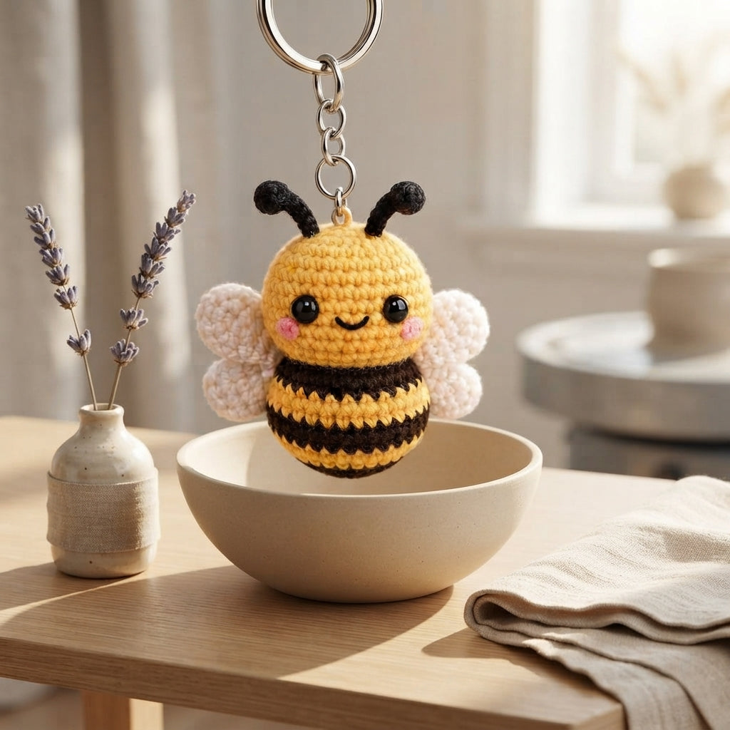 Pretty Keychain Charm | Handmade Crochet Pattern — Design 3