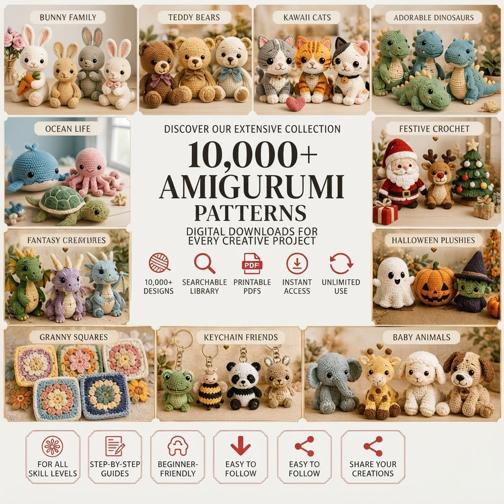 Giant Amigurumi Library | 8000+ Pattern Collection