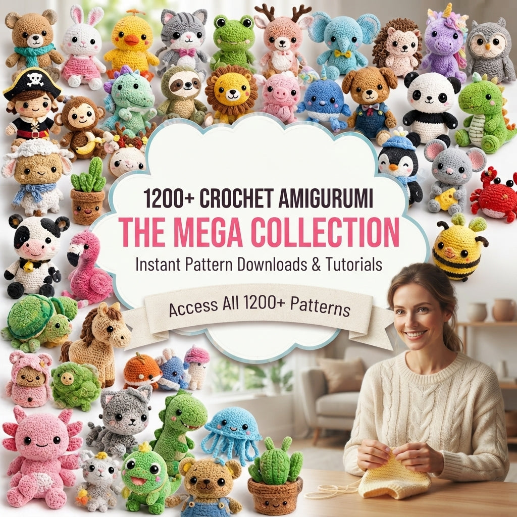 Ultimate Crochet Animal Bundle | 1200+ PDF Patterns