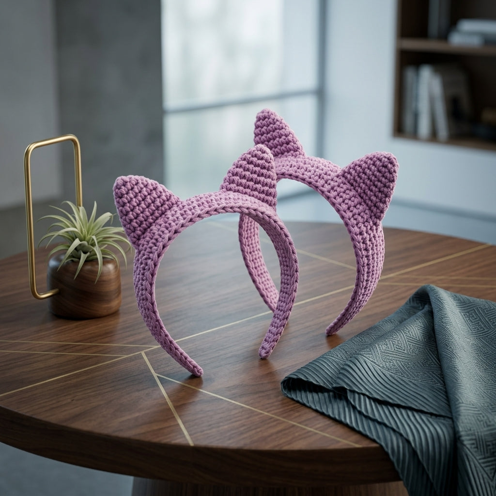 Cat Ears Headband | Cosplay Crochet Pattern PDF
