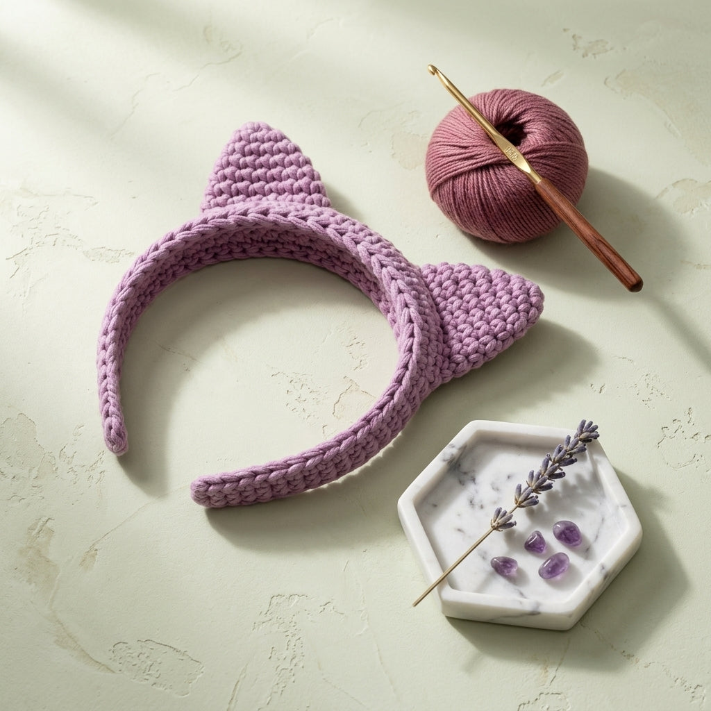 Cat Ears Headband | Cosplay Crochet Pattern PDF