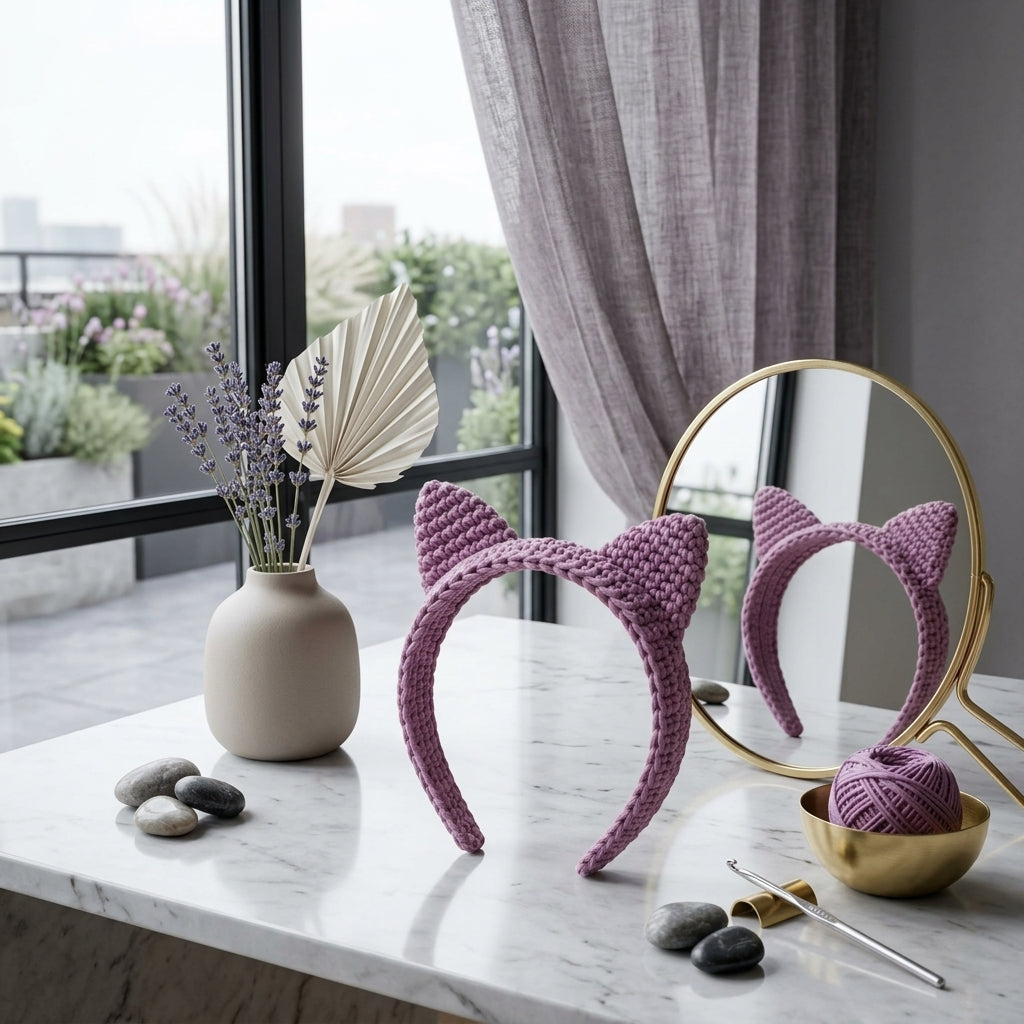 Cat Ears Headband | Cosplay Crochet Pattern PDF