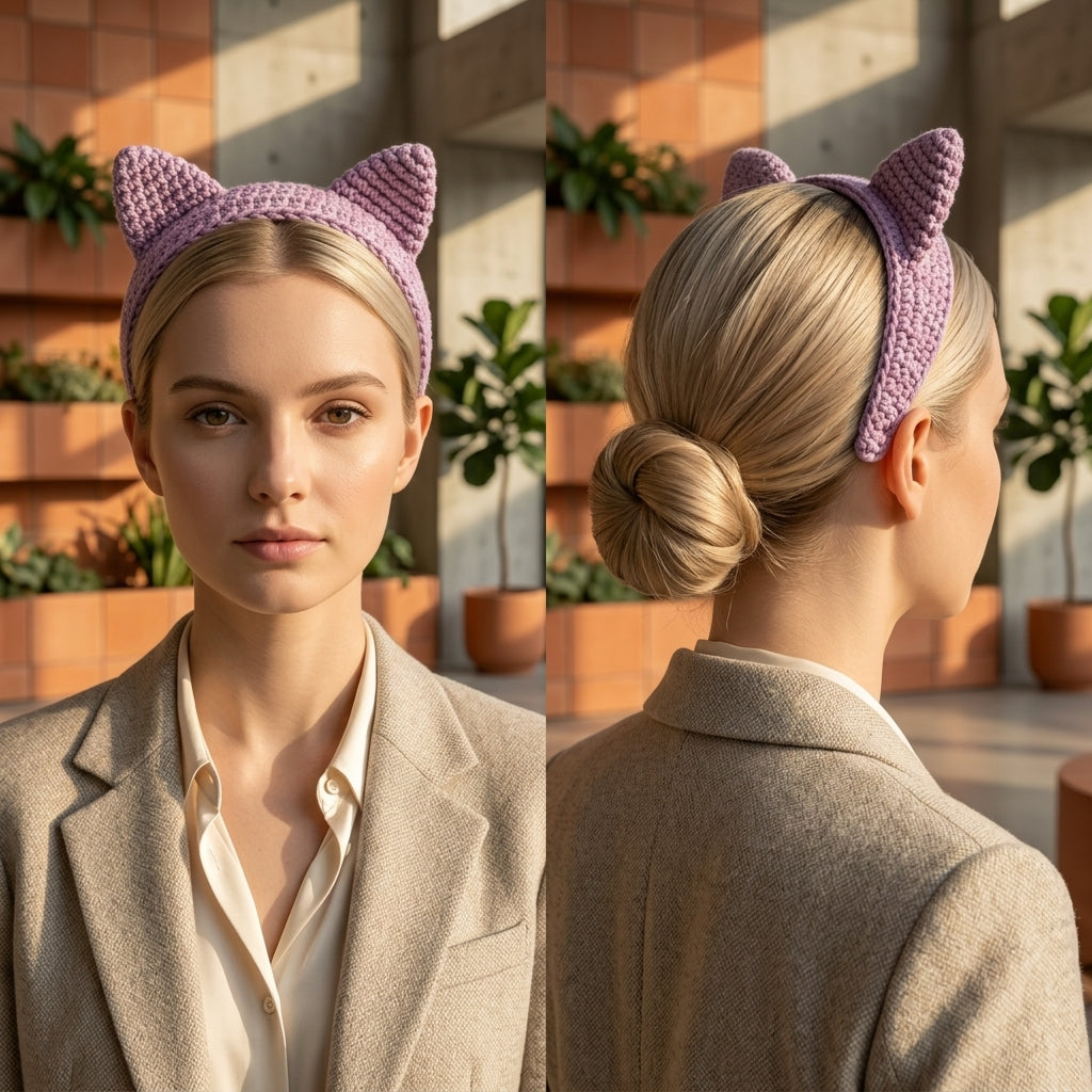 Cat Ears Headband | Cosplay Crochet Pattern PDF