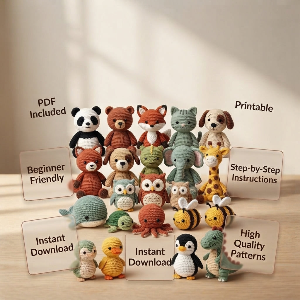 Mega Amigurumi Collection | 200+ Crochet Patterns PDF