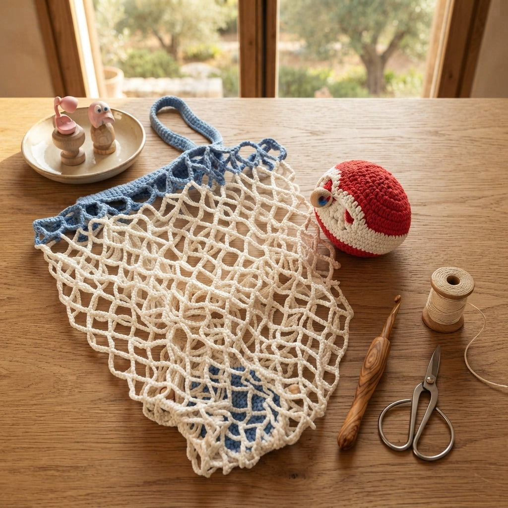 Net Bag Market Bag | Crochet Pattern PDF