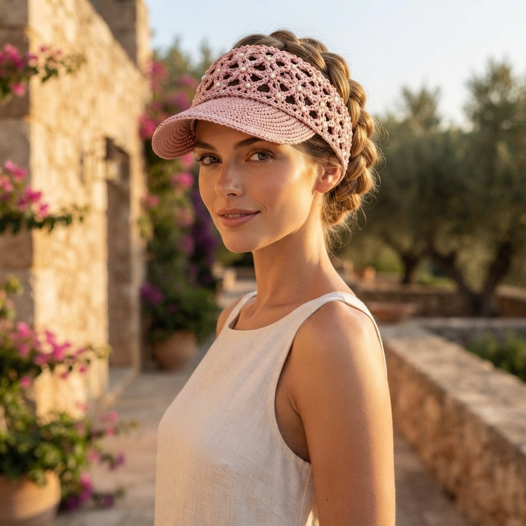 Beautiful Visor | Crochet Sun Hat Pattern — Design 2