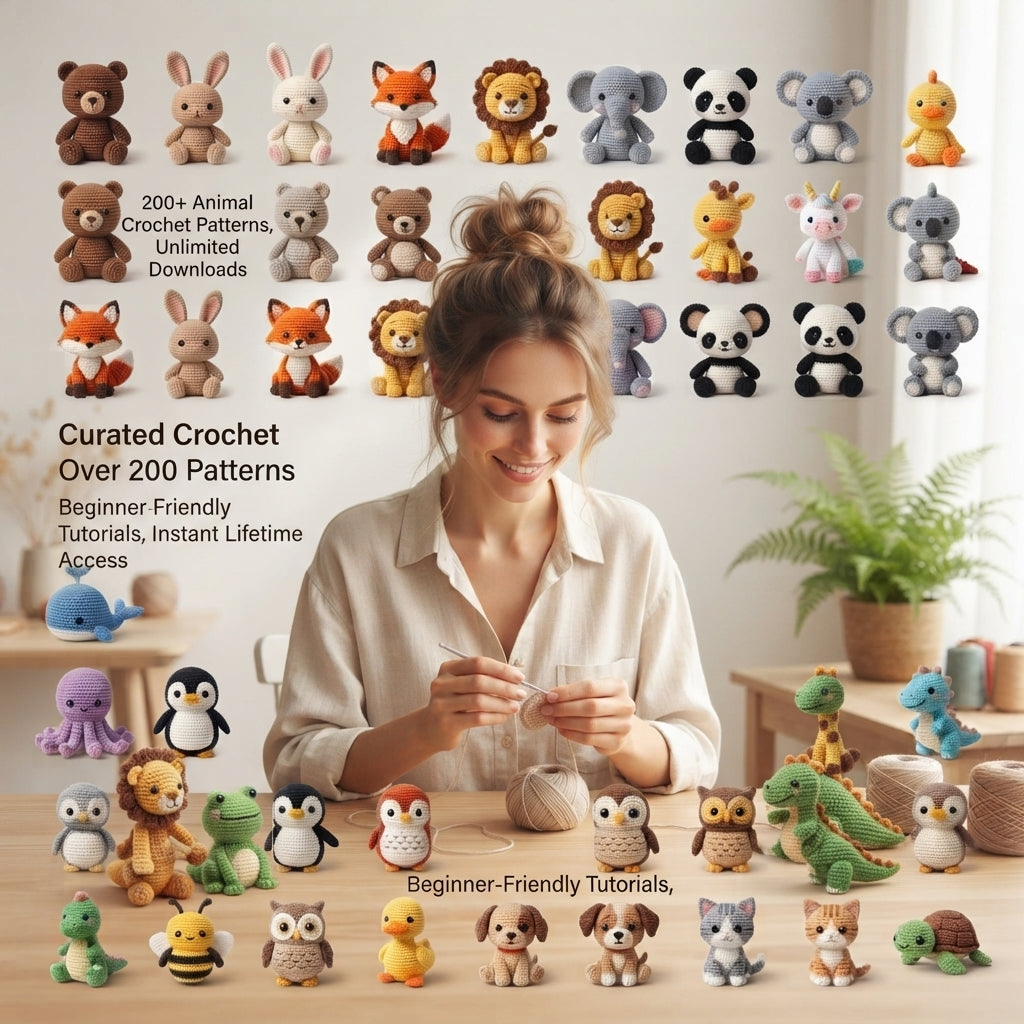 Mega Amigurumi Collection | 200+ Crochet Patterns PDF