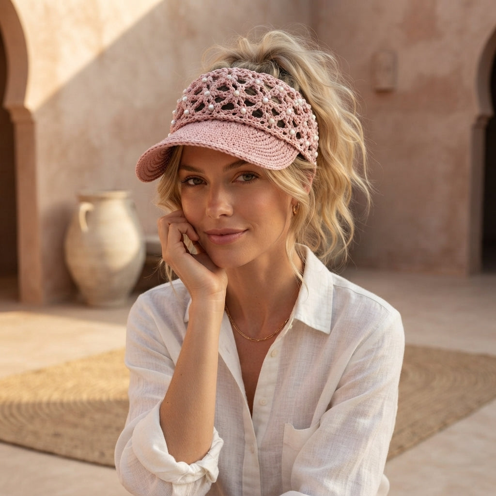 Beautiful Visor | Crochet Sun Hat Pattern — Design 2