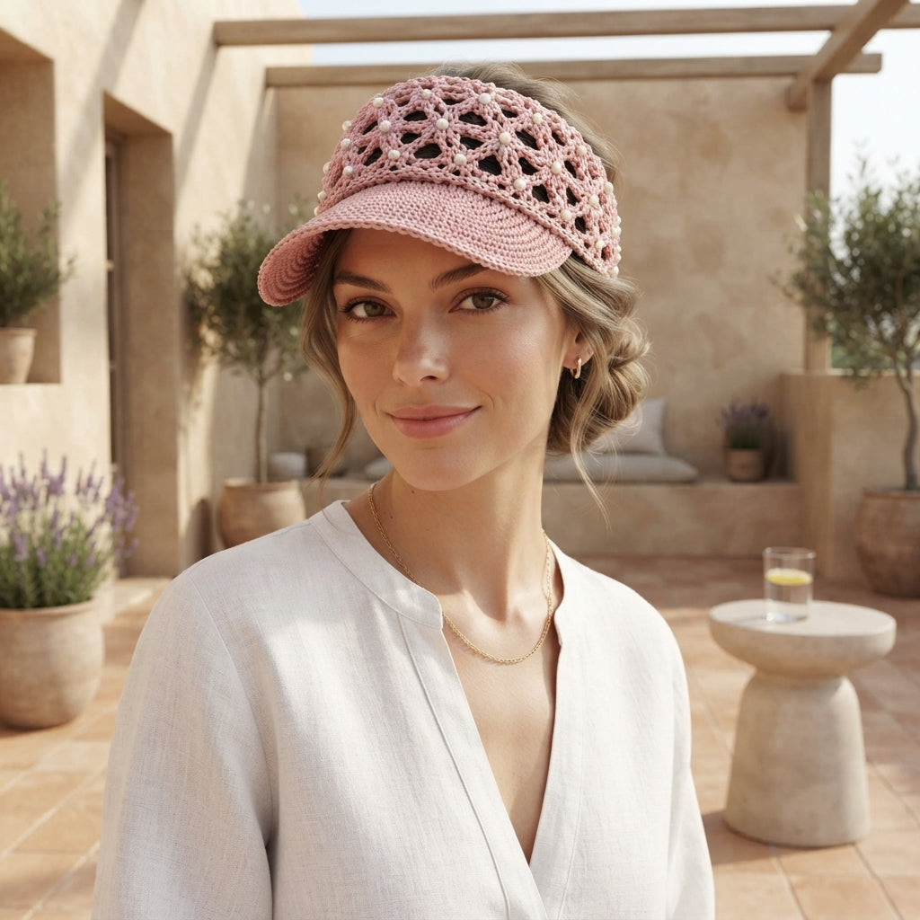 Beautiful Visor | Crochet Sun Hat Pattern — Design 2