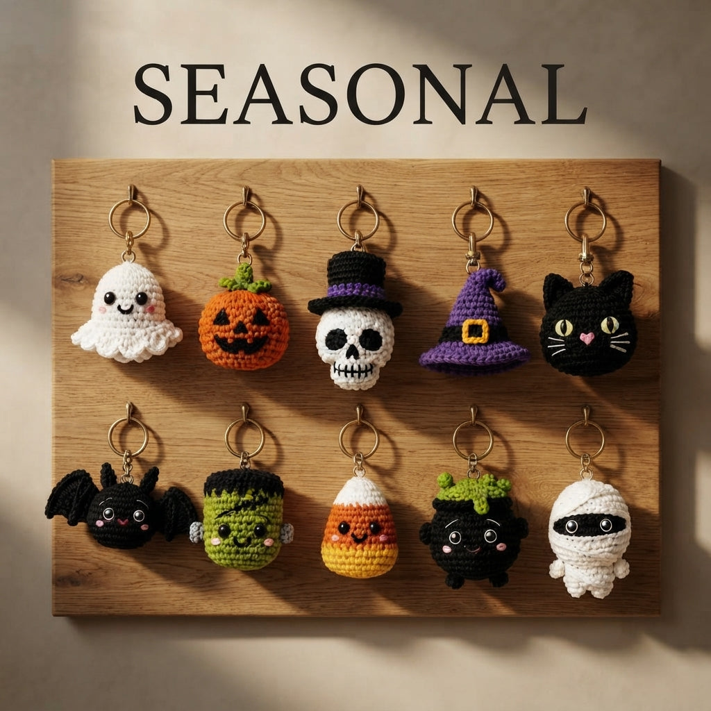 Premium 10+ Mini Charms | Amigurumi Pattern Pack — Design 2
