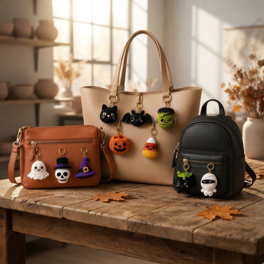 Premium 10+ Mini Charms | Amigurumi Pattern Pack — Design 2